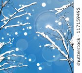 Winter Vector Background With...