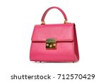 Pink Fashion Purse Handbag On...
