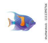 Cartoon Fish  Sea Animal Icon ...