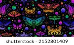 moth butterfly pattern.... | Shutterstock .eps vector #2152801409