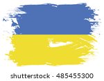 a flag illustration of the... | Shutterstock . vector #485455300