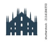 Milan Cathedral (Duomo) vector illustration