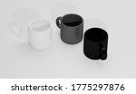 3d render coffee mug tea or... | Shutterstock . vector #1775297876