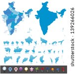 india highly detailed map.all... | Shutterstock .eps vector #139266026
