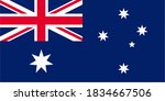 flag of australia. official... | Shutterstock .eps vector #1834667506