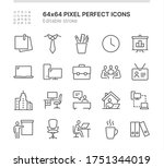 simple set of icons related to... | Shutterstock .eps vector #1751344019