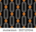 seamless geometric chain... | Shutterstock .eps vector #2027129246