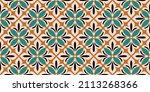 seamless abstract floral... | Shutterstock .eps vector #2113268366