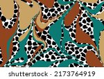 abstract animal skin pattern.... | Shutterstock .eps vector #2173764919