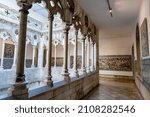 Small photo of the Museum of Azulejo or Museu National do Azulejo at the Monastery Madre de Deus Convent in the City of Lisbon in Portugal. Portugal, Lisbon, October, 2021