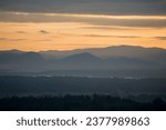 Small photo of The Landscape from the Wat Phra Bat Phu Pha Daeng North of the City of Lampang in the Province of Lampang in North Thailand. Thailand, Lampang, November, 2016