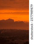 Small photo of The Landscape from the Wat Phra Bat Phu Pha Daeng North of the City of Lampang in the Province of Lampang in North Thailand. Thailand, Lampang, November, 2016