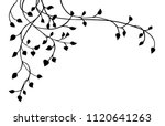 ivy vine silhouette vector ... | Shutterstock .eps vector #1120641263