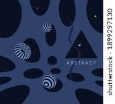 abstract 3d geometrical... | Shutterstock .eps vector #1899297130