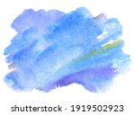 watercolor abstract splash with ... | Shutterstock . vector #1919502923
