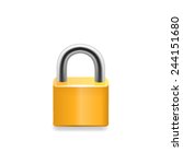 lock icon. vector | Shutterstock .eps vector #244151680