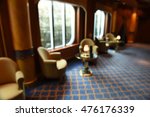 Blurred Interior Of Cruise Ship