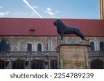 Small photo of Brunswick Lion (Braunschweiger Lowe) Monument at Burgplatz (Castle Square) - Braunschweig, Lower Saxony, Germany