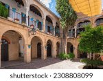 Small photo of Cordoba, Spain - Jun 11, 2019: Zoco Municipal (Municipal Souk) Courtyard - Cordoba, Andalusia, Spain