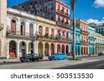 Old Havana Downtown Street  ...