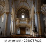 Small photo of Villegas, Burgos, Spain. February 10, 2023. Interior of the Gothic church of Villegas, Burgos, Spain.