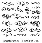 vector dividers  flourishes ... | Shutterstock .eps vector #1426145246