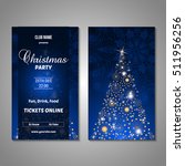set of stylized christmas tree... | Shutterstock .eps vector #511956256