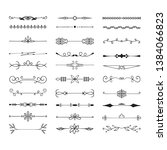 hand drawn collection of... | Shutterstock .eps vector #1384066823