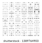 super big collection of hand... | Shutterstock .eps vector #1389764903