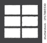 rough borders set.rectangular... | Shutterstock .eps vector #1917885530