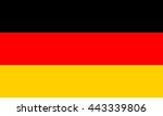 germany flag vector. national... | Shutterstock .eps vector #443339806