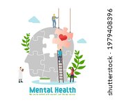 mental health concept flat... | Shutterstock .eps vector #1979408396