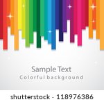 colorful background | Shutterstock .eps vector #118976386