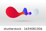 motion sound wave fluid shape... | Shutterstock .eps vector #1654081306