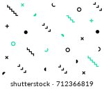geometric vector pattern with... | Shutterstock .eps vector #712366819