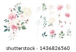 set of floral branch for... | Shutterstock .eps vector #1436826560
