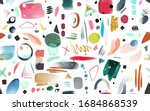 art seamless pattern with... | Shutterstock . vector #1684868539