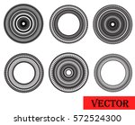  vector design elements. round... | Shutterstock .eps vector #572524300