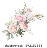 Watercolor Flowers Arrangements....