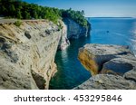 On top of Grand Portal Point, Pictured Rocks National Lakeshore