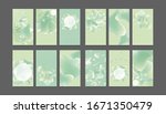 set with shapes looking bubbles ... | Shutterstock .eps vector #1671350479
