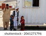 Small photo of Kabul, Afghanistan, October 10, 2021, Refugee Camp life under the Taliban