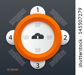 cloud communication. vector... | Shutterstock .eps vector #145507279