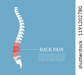 Back Pain Vector Icon...