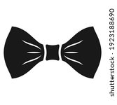 bow tie vector icon isolated on ... | Shutterstock .eps vector #1923188690