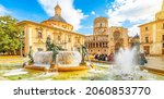 panorama of valencia old town... | Shutterstock . vector #2060853770