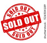 sold out rubber stamp vector... | Shutterstock .eps vector #526504189