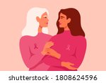 young woman and senior woman... | Shutterstock .eps vector #1808624596