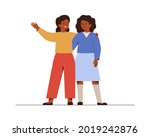 friends stand together and... | Shutterstock .eps vector #2019242876
