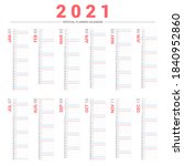 2021 Planner Calendar Vertical...